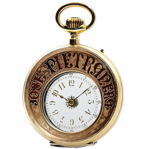 Very rare Swiss gold double-sided mystery watch Circa 1890