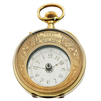 Very rare Swiss gold double-sided mystery watch Circa 1890