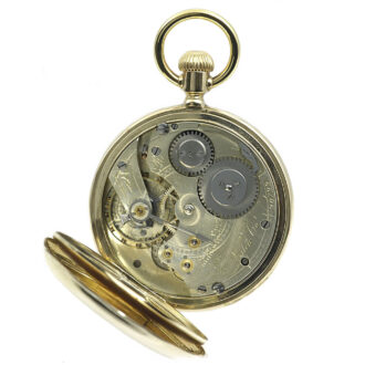 Rare Swiss gold IWC pocket watch in quality R Circa 1886