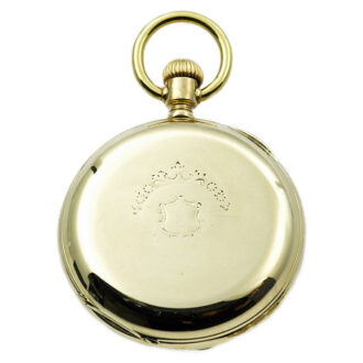 Rare Swiss gold IWC pocket watch in quality R Circa 1886