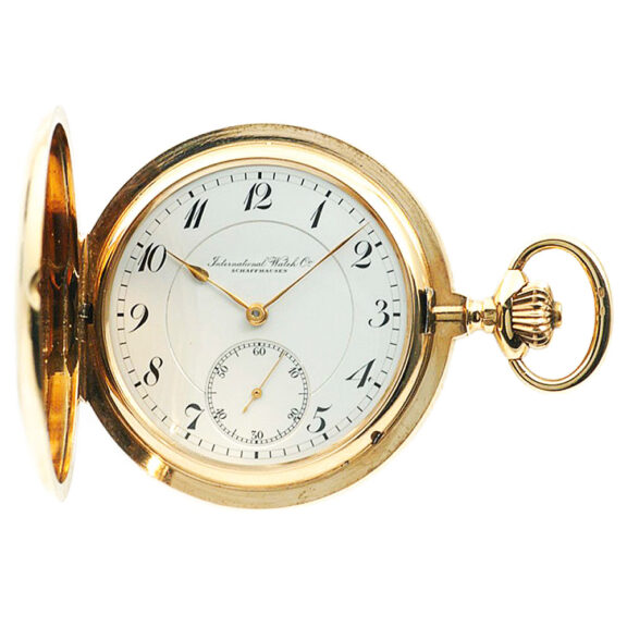 Swiss heavy 14K rose gold hunting cased lever watch Circa 1907 Swiss heavy 14K rose gold hunting cased lever watch Circa 1907