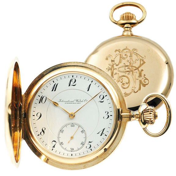 Swiss heavy 14K rose gold hunting cased lever watch Circa 1907 Swiss heavy 14K rose gold hunting cased lever watch Circa 1907