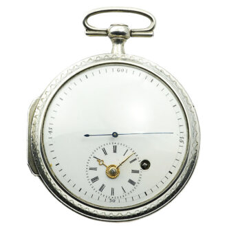 Swiss watch with frictional-rest verge escapement Circa 1800