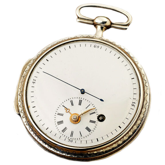 Swiss watch with frictional-rest verge escapement Circa 1800
