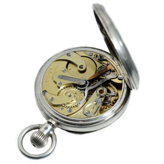 Swiss watch with chronograph and 30 min. counter Circa 1892