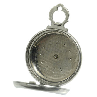 Swiss pocket watch with a remarkable duplex escapement Circa 1850
