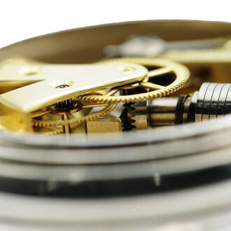 Swiss pocket watch with patented wind mechanism Circa 1880