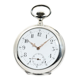 Swiss pocket watch with patented wind mechanism Circa 1880