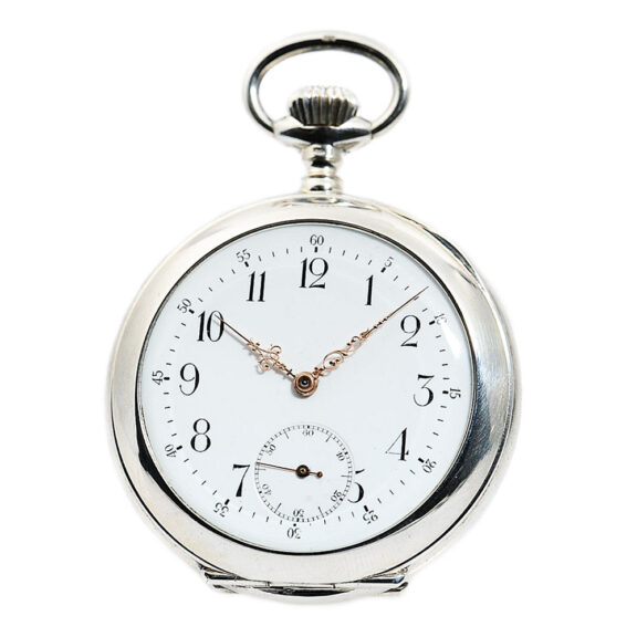 Swiss pocket watch with patented wind mechanism Circa 1880 Swiss pocket watch with patented wind mechanism Circa 1880