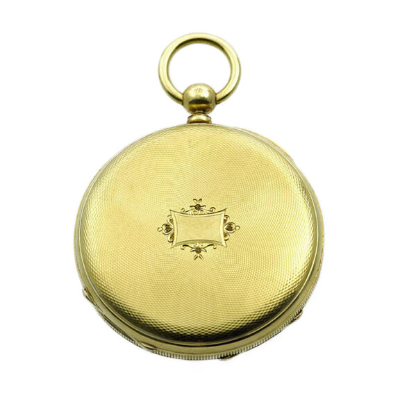 Exquisite small French gold world time pocket watch Circa 1850 Exquisite small French gold world time pocket watch Circa 1850