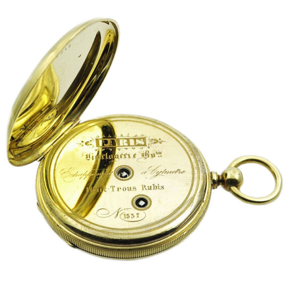Exquisite small French gold world time pocket watch Circa 1850 Exquisite small French gold world time pocket watch Circa 1850