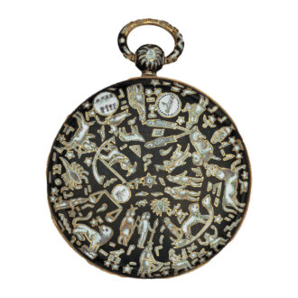 Swiss gold watch with Egyptian zodiac symbols Circa 1826-1831