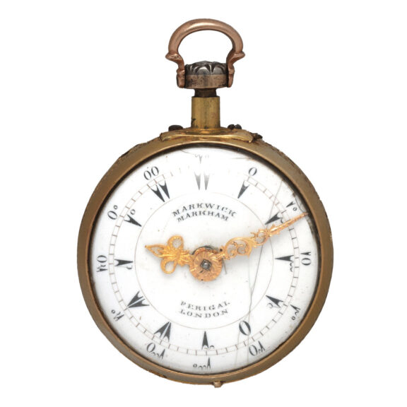English gold diamond-set watch for the Ottoman market Circa 1750 English gold diamond-set watch for the Ottoman market Circa 1750
