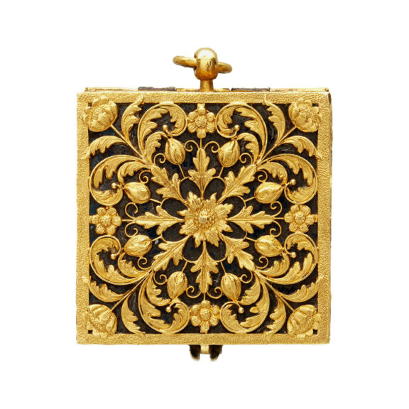 Rare French square one-handed verge pocket watch Circa 1670-75 Rare French square one-handed verge pocket watch Circa 1670-75