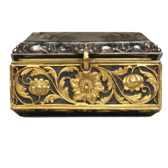 Rare French square one-handed verge pocket watch Circa 1670-75