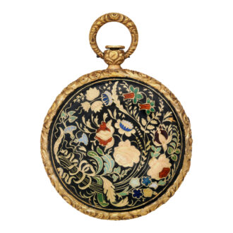 French gold enamel lady's pocket watch Circa 1822-38