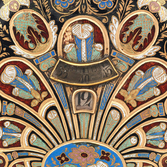 Swiss gold and enamel watch with chronoscope dial Circa 1820-30 Swiss gold and enamel watch with chronoscope dial Circa 1820-30