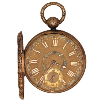English gold full hunter pocket watch Circa 1820-1821