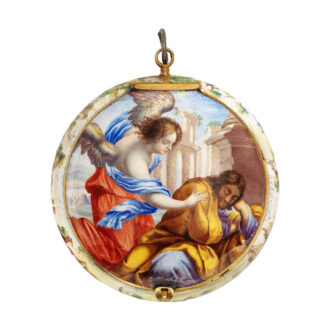 Fine, early French gold and enamel verge watch Circa 1645-50