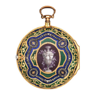 English gold enamel watch for the Ottoman market Circa 1770