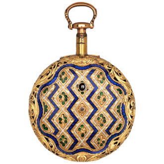 English gold enamel watch for the Ottoman market Circa 1770