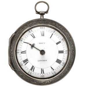 English silver pair cased verge carriage watch Circa 1790