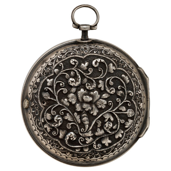 English silver pair cased verge carriage watch Circa 1790 English silver pair cased verge carriage watch Circa 1790
