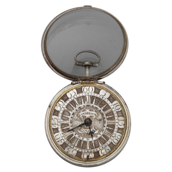 Rare English silver pair cased verge pocket watch Circa 1749 Rare English silver pair cased verge pocket watch Circa 1749