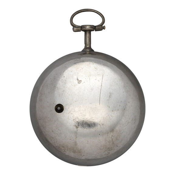 Rare English silver pair cased verge pocket watch Circa 1749 Rare English silver pair cased verge pocket watch Circa 1749