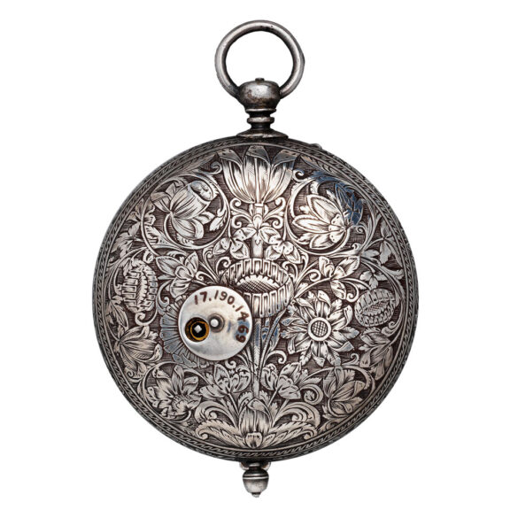Early English silver single-handed pendant watch Circa 1650 Early English silver single-handed pendant watch Circa 1650