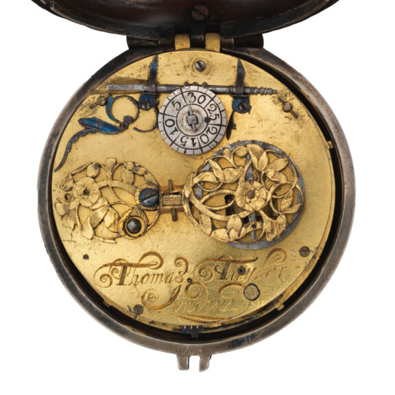 Early English silver single-handed pendant watch Circa 1650 Early English silver single-handed pendant watch Circa 1650
