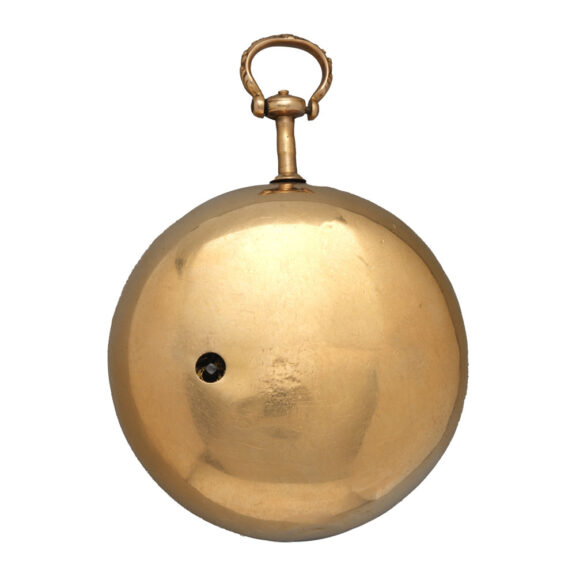 English gold repoussé pair-cased pocket watch Circa 1700 English gold repoussé pair-cased pocket watch Circa 1700