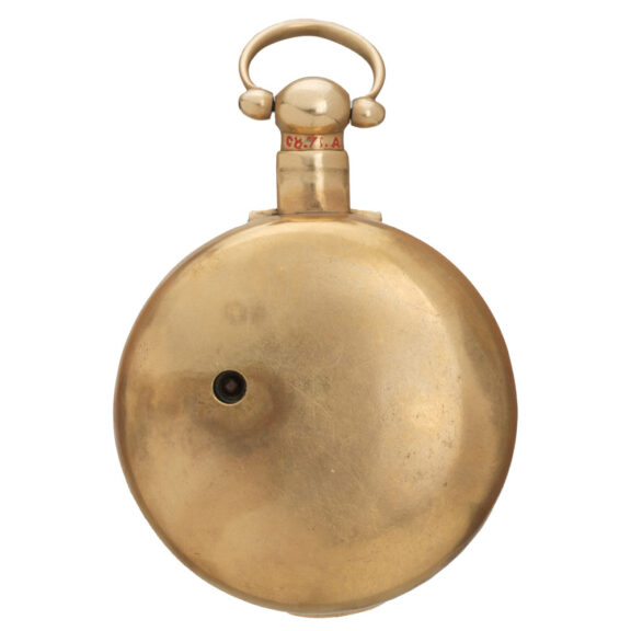 English 18K gold pocket watch from the early 19th century English 18K gold pocket watch from the early 19th century