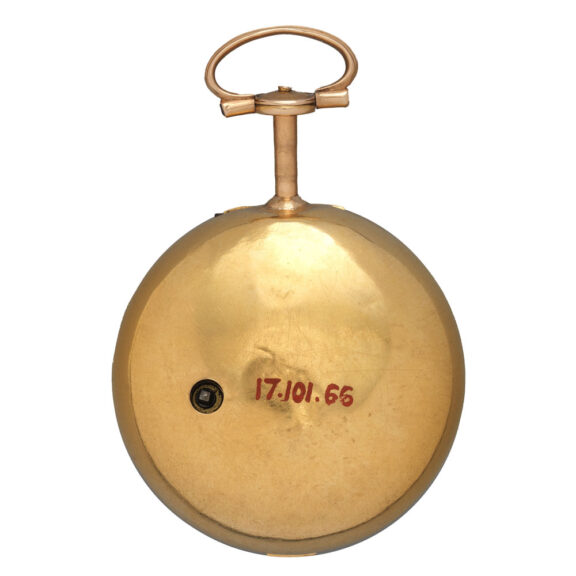 Rare English double-cased repoussé verge watch Circa 1790-92 Rare English double-cased repoussé verge watch Circa 1790-92