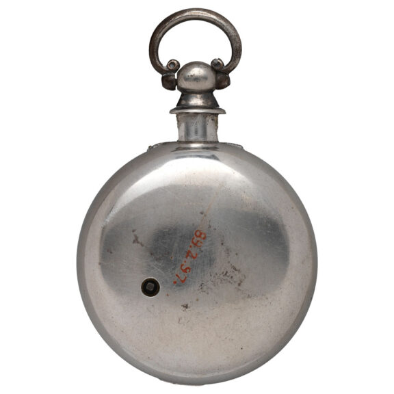 English silver watch with a holy scene on the dial Circa 1842 English silver watch with a holy scene on the dial Circa 1842