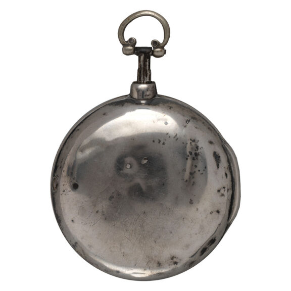 AM0047-DP-12878-008 English silver pair cased watch with Masonic dial Circa 1787-1810