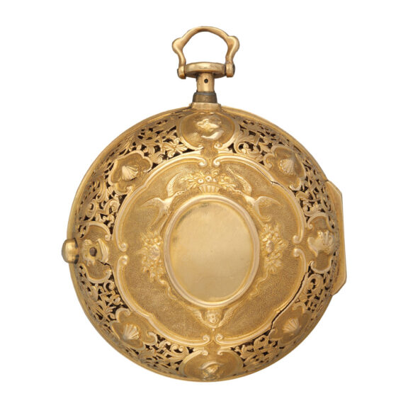 English gold pair-cased verge pocket watch Circa 1740 English gold pair-cased verge pocket watch Circa 1740