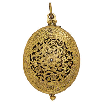 Early English verge pendant watch with alarm Circa 1640-1650