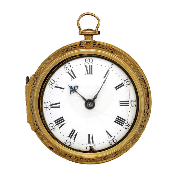 Fine English gold pair-cased pocket watch Circa 1720-1730 Fine English gold pair-cased pocket watch Circa 1720-1730