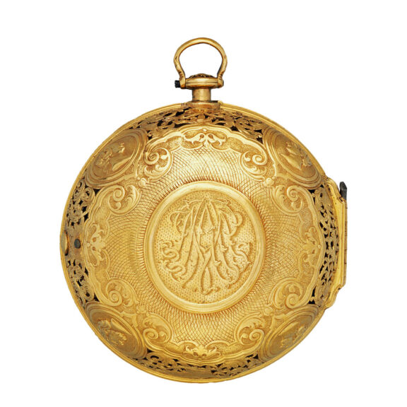 Fine English gold pair-cased pocket watch Circa 1720-1730 Fine English gold pair-cased pocket watch Circa 1720-1730