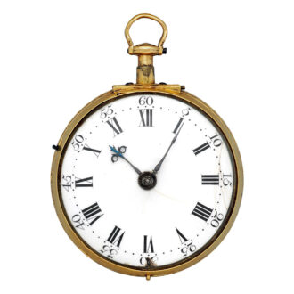 Fine English gold pair-cased pocket watch Circa 1720-1730