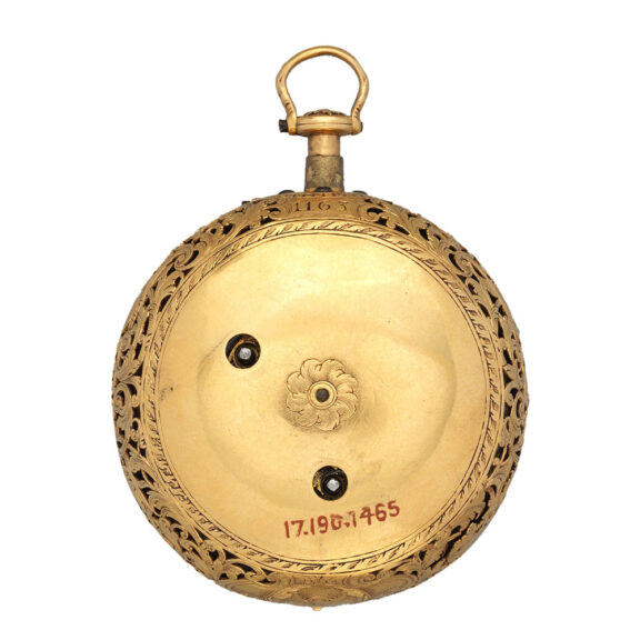 Fine English gold pair-cased pocket watch Circa 1720-1730 Fine English gold pair-cased pocket watch Circa 1720-1730