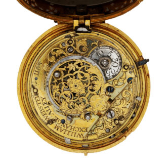 Fine English gold pair-cased pocket watch Circa 1720-1730