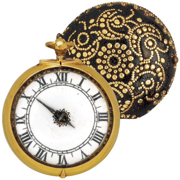 French gold one-handed verge pocket watch Circa 1660