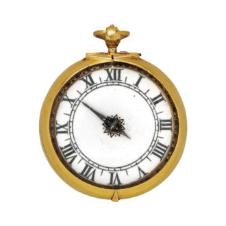 French gold one-handed verge pocket watch Circa 1660