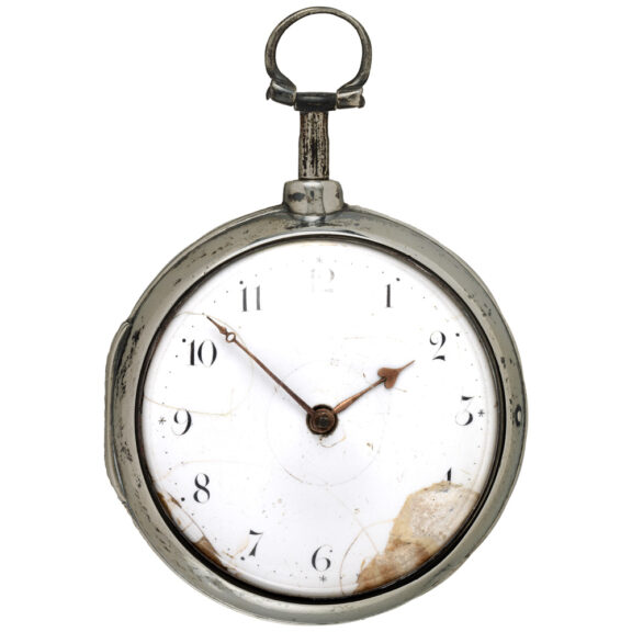 Irish verge pocket watch in silver pair cases Circa 1809 Irish verge pocket watch in silver pair cases Circa 1809