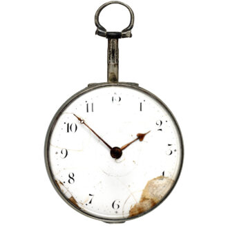 Irish verge pocket watch in silver pair cases Circa 1809 Irish verge pocket watch in silver pair cases Circa 1809