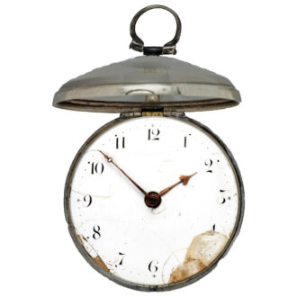 Irish verge pocket watch in silver pair cases Circa 1809 Irish verge pocket watch in silver pair cases Circa 1809