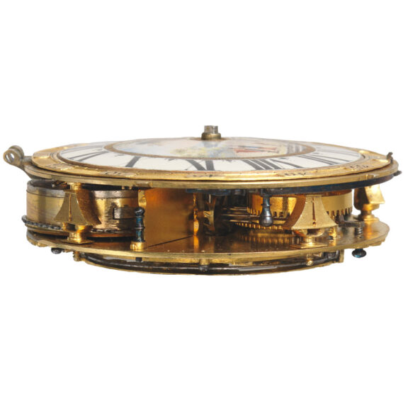 Fine and rare Dutch enamelled verge watch Circa 1676-1680 Fine and rare Dutch enamelled verge watch Circa 1676-1680