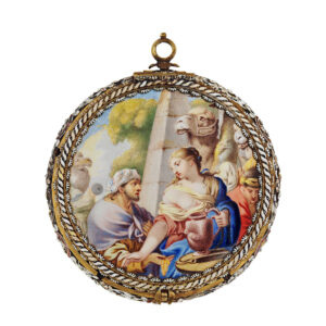 Fine and rare Dutch enamelled verge watch Circa 1676-1680